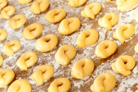 Raw bagels Stock Photos