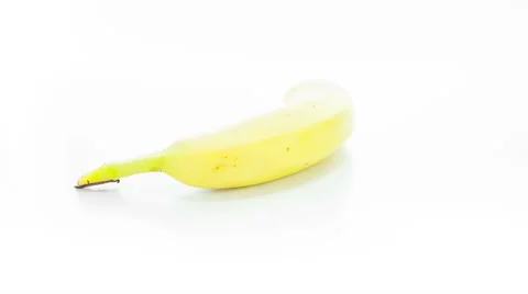 Raw banana Stock Footage 40096548