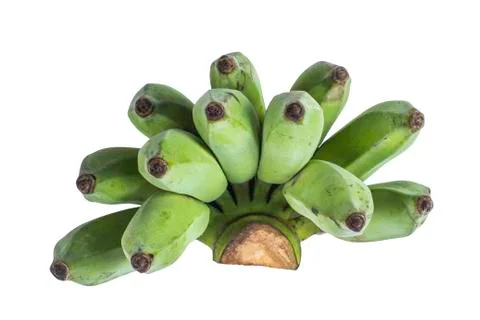 The raw bananas Stock Photos