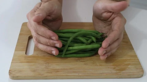 Raw Beans Pod Stock Footage 128427329