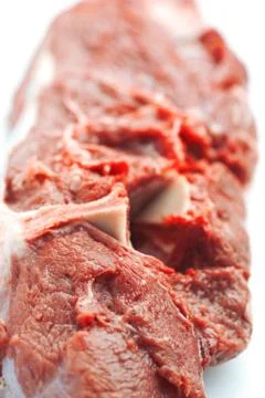 Raw beef closeup Foto stock