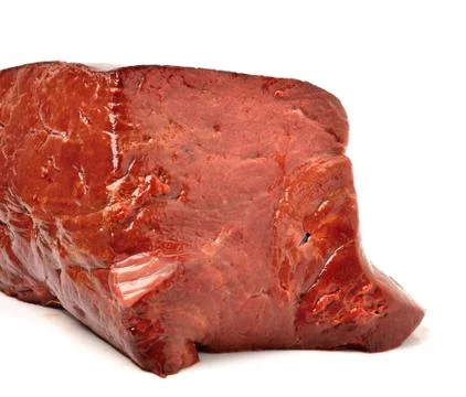 Raw beef liver Stock Photos