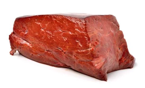 Raw beef liver Stock Photos