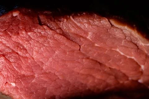 Raw beef meat, macro close up Stock Photos