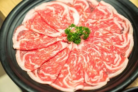 Raw Beef meat Stock Photos