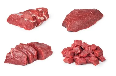Raw beef meat Stock Photos