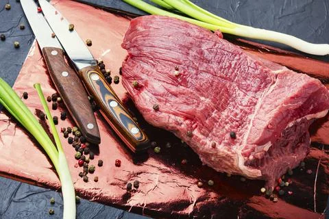 Raw beef meat Stock Photos