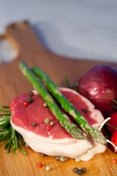 Raw beef Stock Photos