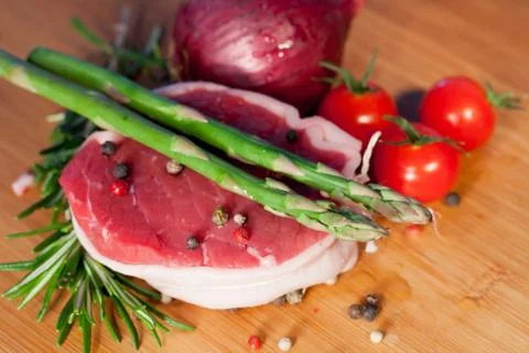 Raw beef Stock Photos