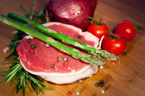 Raw beef Stock Photos