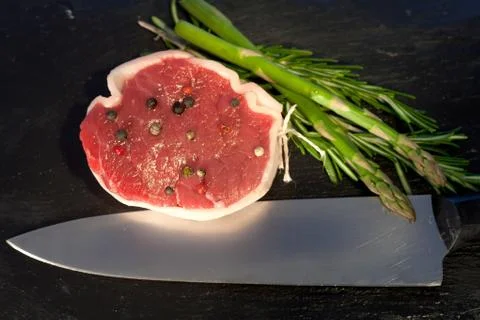 Raw beef Stock Photos