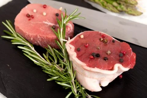 Raw beef Stock Photos