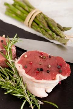 Raw beef Stock Photos