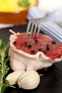 Raw beef Stock Photos