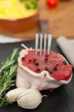 Raw beef Stock Photos