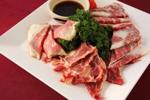 Raw beef Stock Photos