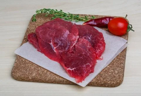 Raw beef Stock Photos