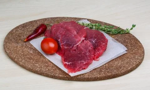 Raw beef Stock Photos