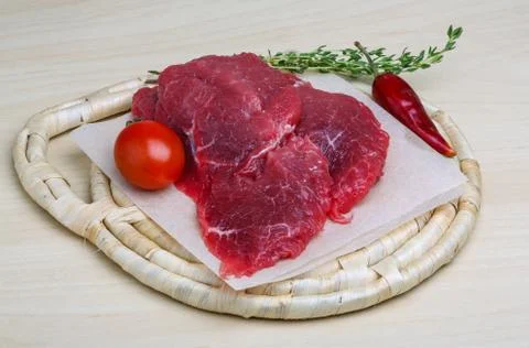 Raw beef Stock Photos