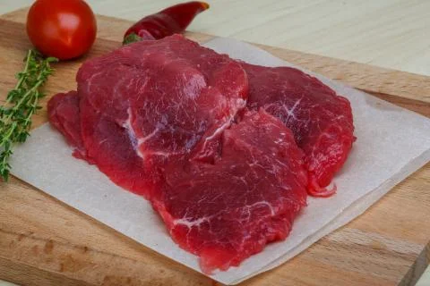 Raw beef Foto stock