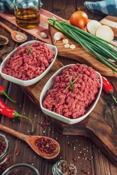Raw beef Stock Photos