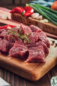 Raw beef Stock Photos