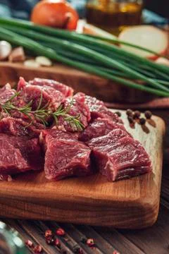 Raw beef Stock Photos