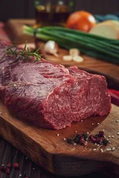 Raw beef Stock Photos