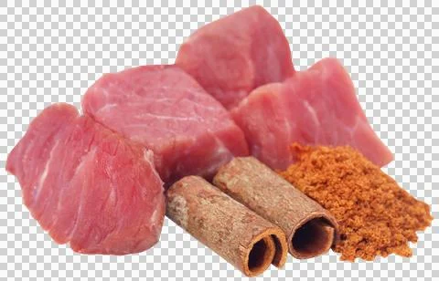 Raw beef with spices Stock Photos