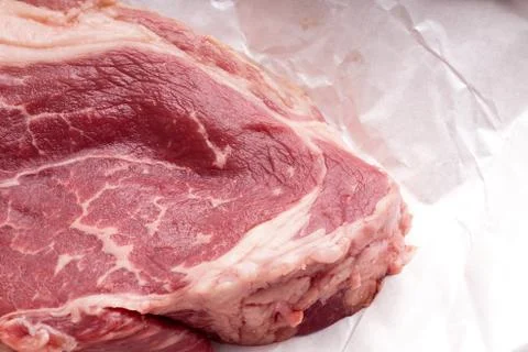 Raw Beef steak meat Stock Photos