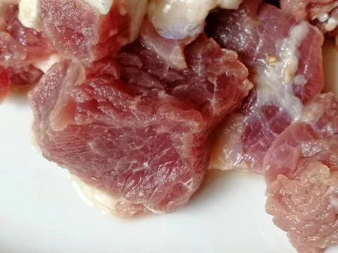 Raw beef steak meat ready to cook Stock Photos