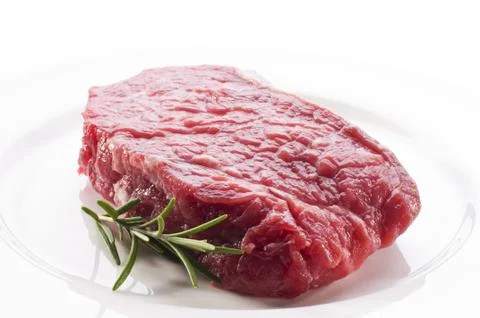 Raw beef steak Stock Photos