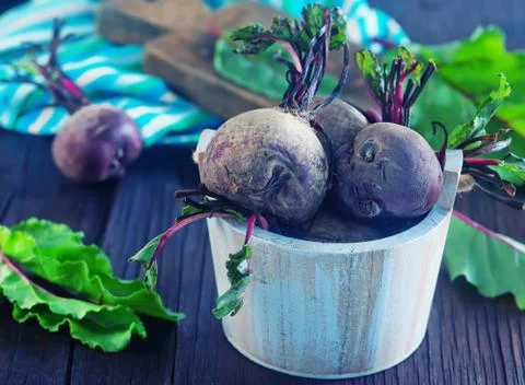 Raw beet Stock Photos