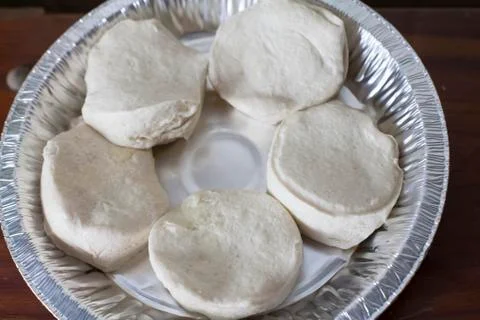 Raw Biscuits Stock Photos