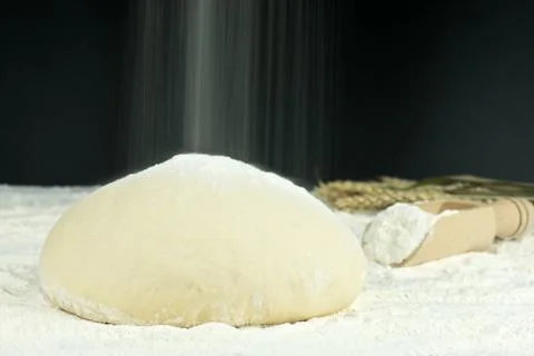 Raw bread Stock Photos