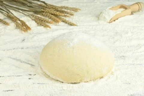 Raw bread Stock Photos