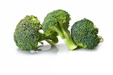 Raw broccoli. Stock Photos