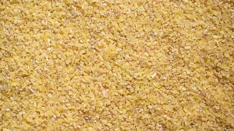 Raw broken wheat Stock Footage 152199464