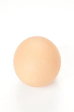 Raw brown egg isolated Stock Photos
