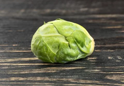 Raw brussel cabbage Stock Photos