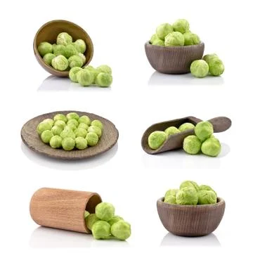 Raw brussels sprouts Stock Photos