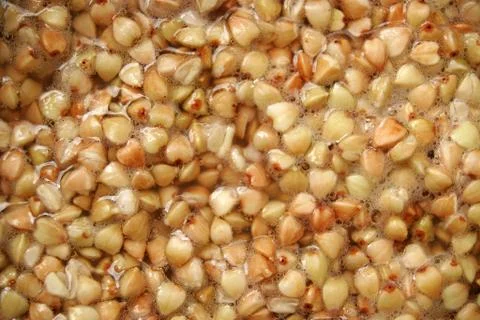 Raw buckwheat Stock Photos