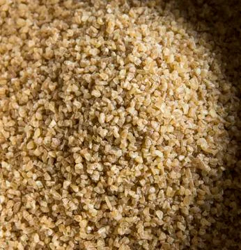 Raw Bulgur texture Stock Photos