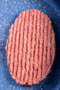 Raw burger Stock Photos