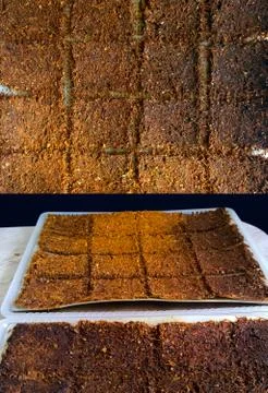 Raw carrot bread Stock Photos