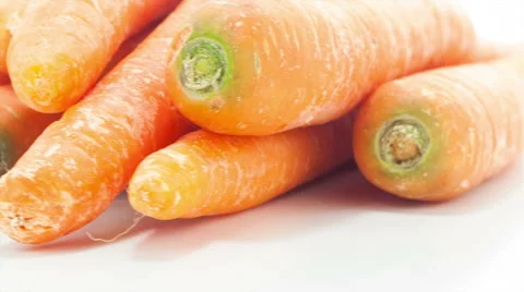 Raw carrots Stock Footage 40096919
