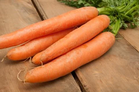 Raw carrots Stock Photos