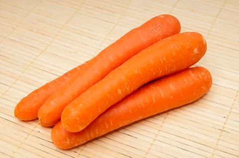 Raw carrots Stock Photos