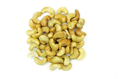 Raw cashew nuts Stock-Fotos