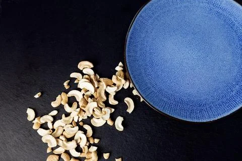 Raw cashew nuts Stock Photos